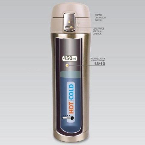 KUBEK TERMICZNY COLLECTION 450 ML MAESTRO ZŁOTY MAESTRO