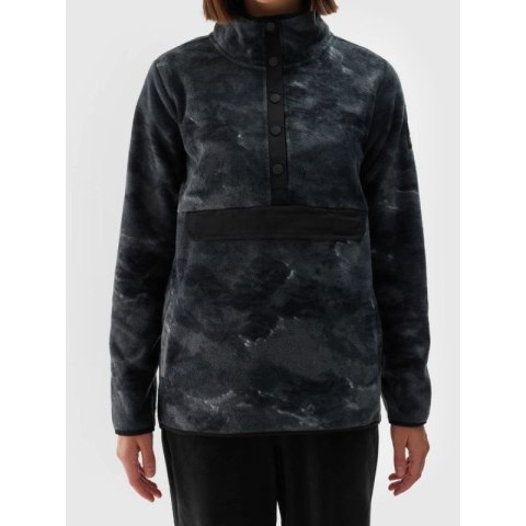 Polar ze stójką oversize damski 4F 4FWAW24TFLEF298-90A 4f