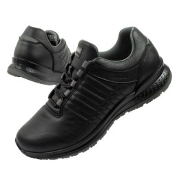 Grisport buty męskie sportowe Nero avon skórzane czarne wygodne lekkie Grisport