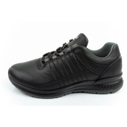 Grisport buty męskie sportowe Nero avon skórzane czarne wygodne lekkie Grisport