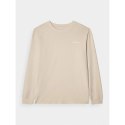 Longsleeve oversize z nadrukiem męski 4F 4FRAW24TLONM502-12S 4f