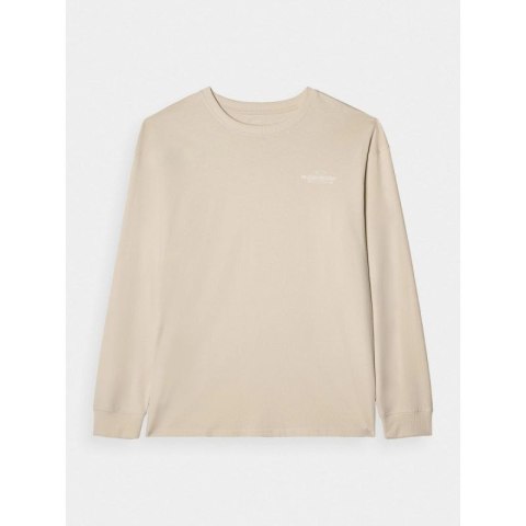 Longsleeve oversize z nadrukiem męski 4F 4FRAW24TLONM502-12S 4f