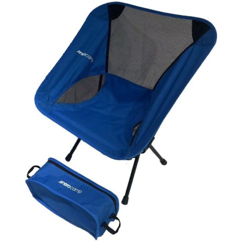 FOTEL TURYSTYCZNO PLAŻOWY 58x52x64CM NIEBIESKI Enero Camp