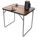 STOLIK TURYSTYCZNY SKŁADANY KEMPINGOWY 80X60X70CM DREWNO Enero Camp