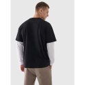 T-shirt oversize gładki uniseks 4F 4FRAW24TTSHU2672-20S 4f