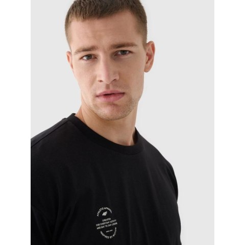 T-shirt oversize gładki uniseks 4F 4FRAW24TTSHU2672-20S 4f