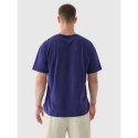 T-shirt oversize gładki uniseks 4F 4FRAW24TTSHU2672-31S 4f