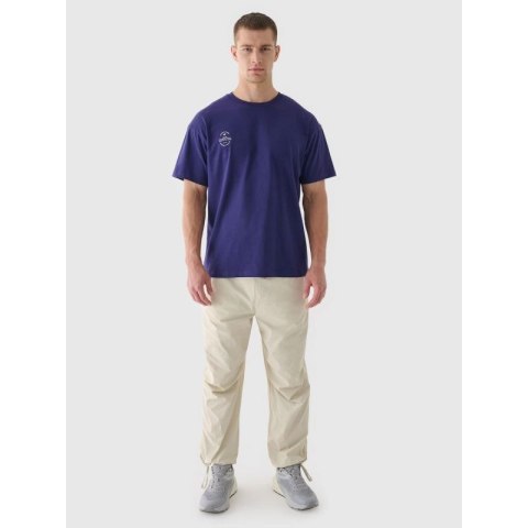T-shirt oversize gładki uniseks 4F 4FRAW24TTSHU2672-31S 4f