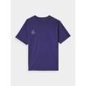 T-shirt oversize gładki uniseks 4F 4FRAW24TTSHU2672-31S 4f