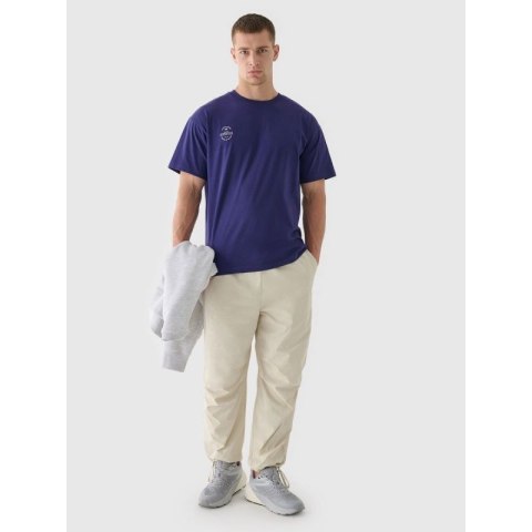 T-shirt oversize gładki uniseks 4F 4FRAW24TTSHU2672-31S 4f