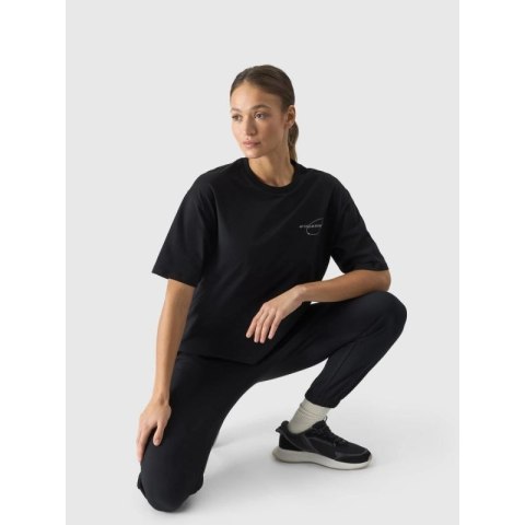 T-shirt oversize z nadrukiem damski 4F 4FRSS24TTSHF2089-20S 4f