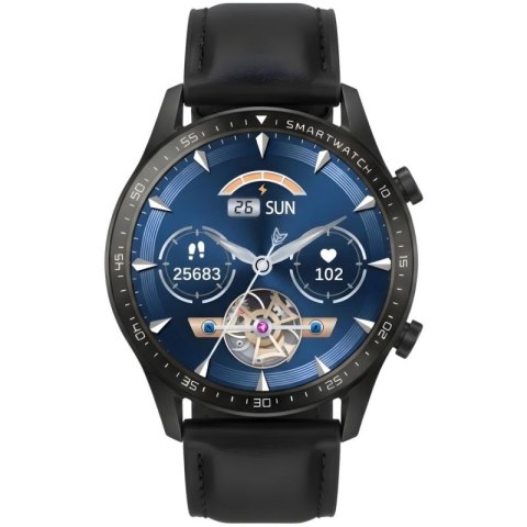Smartwatch Gravity Czarny 2 Paski GT10-2 Gravity