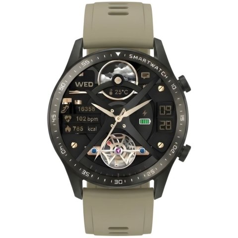 Smartwatch Gravity Czarny 2 Paski GT10-2 Gravity