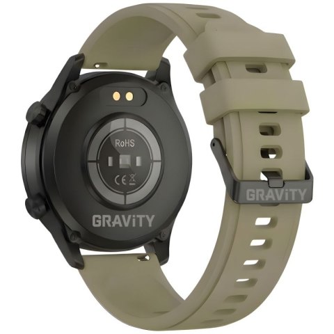 Smartwatch Gravity Czarny 2 Paski GT10-2 Gravity