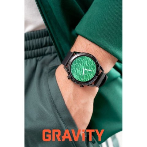 Smartwatch Gravity Czarny 2 Paski GT10-3 Gravity
