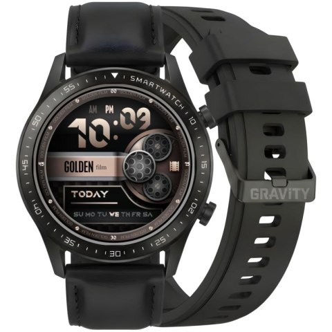 Smartwatch Gravity Czarny 2 Paski GT10-3 Gravity