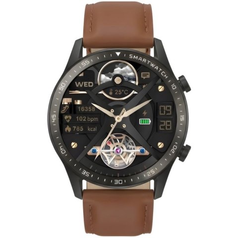 Smartwatch Gravity Czarny 2 Paski GT10-4 Gravity