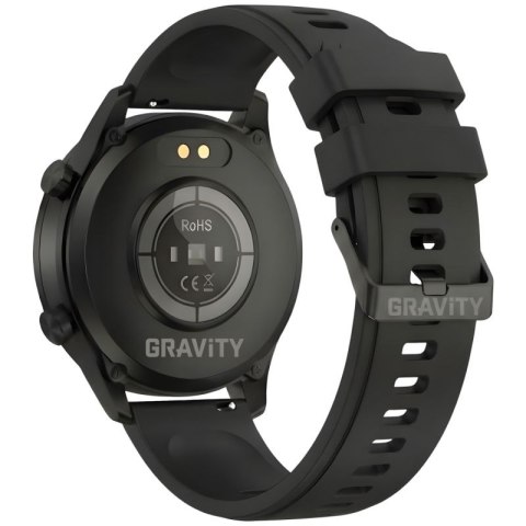 Smartwatch Gravity Czarny 2 Paski GT10-4 Gravity