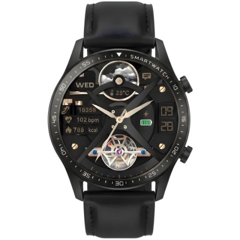 Smartwatch Gravity Czarny 2 Paski GT10-5 Gravity