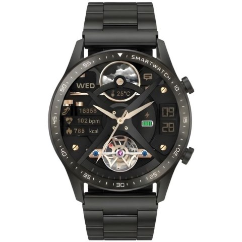 Smartwatch Gravity Czarny Bransoleta i Pasek GT10-1 Gravity