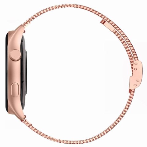 Smartwatch Gravity Różowe Złoto Pasek + Bransoleta GT11-5 Gravity