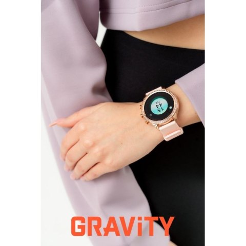 Smartwatch Gravity Różowe Złoto Pasek i Bransoleta GT5-5 Gravity