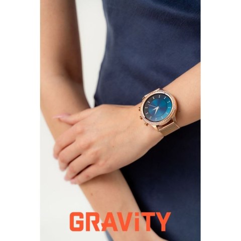 Smartwatch Gravity Różowe Złoto Pasek i Bransoleta GT5-7 Gravity