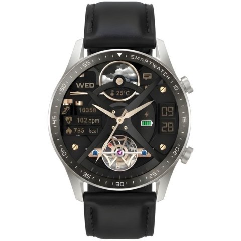 Smartwatch Gravity Srebrny 2 Paski GT10-7 Gravity