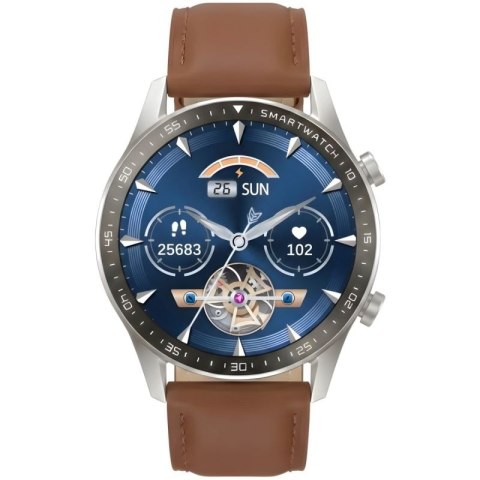 Smartwatch Gravity Srebrny 2 Paski GT10-8 Gravity