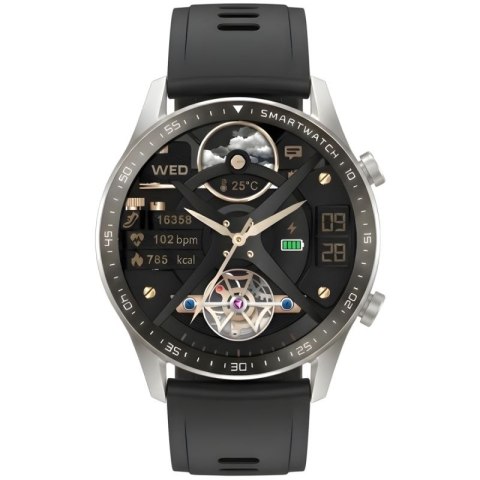 Smartwatch Gravity Srebrny Bransoleta + Pasek GT10-6 Gravity