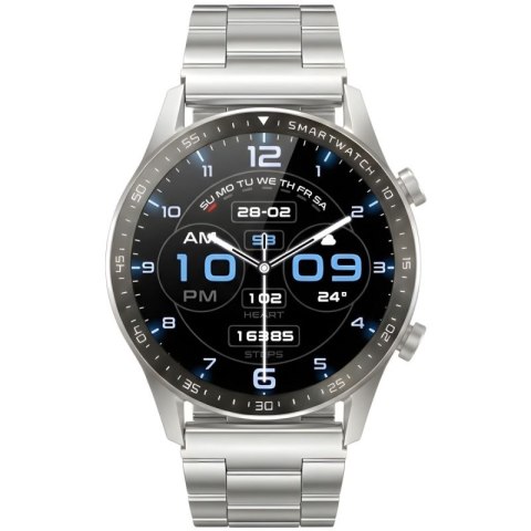 Smartwatch Gravity Srebrny Bransoleta + Pasek GT10-6 Gravity