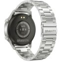 Smartwatch Gravity Srebrny Bransoleta + Pasek GT10-6 Gravity