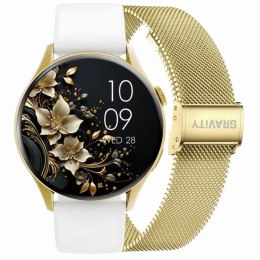 Smartwatch Gravity Złoty Pasek + Bransoleta GT11-2 Gravity