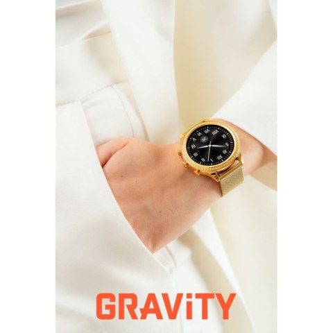 Smartwatch Gravity Złoty Pasek i Bransoleta GT5-4 Gravity