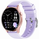 Smartwatch Gravity Różowe Złoto Pasek + Bransoleta GT11-7 Gravity