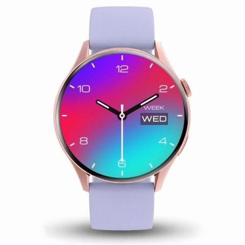 Smartwatch Gravity Różowe Złoto Pasek + Bransoleta GT11-7 Gravity