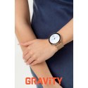 Smartwatch Gravity Różowe Złoto Pasek + Bransoleta GT11-8 Gravity