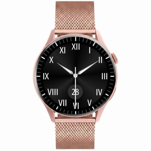 Smartwatch Gravity Różowe Złoto Pasek + Bransoleta GT11-8 Gravity