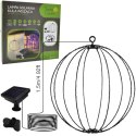 LAMPA SOLARNA WISZĄCA KULA 30CM 120 LED MULTIKOLOR SASKA GARDEN
