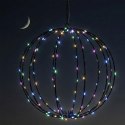 LAMPA SOLARNA WISZĄCA KULA 30CM 120 LED MULTIKOLOR SASKA GARDEN