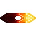 LAMPKA ROWEROWA TYŁ Z SYGNALIZATOREM LED ŁADOWANIE USB DUNLOP Dunlop