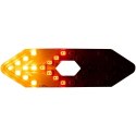 LAMPKA ROWEROWA TYŁ Z SYGNALIZATOREM LED ŁADOWANIE USB DUNLOP Dunlop