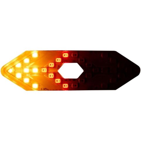 LAMPKA ROWEROWA TYŁ Z SYGNALIZATOREM LED ŁADOWANIE USB DUNLOP Dunlop