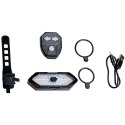 LAMPKA ROWEROWA TYŁ Z SYGNALIZATOREM LED ŁADOWANIE USB DUNLOP Dunlop