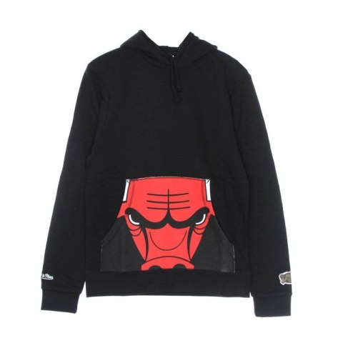 Bluza z kapturem Mitchell & Ness NBA Cropped Logo Chicago Bulls czarna Mitchell & Ness