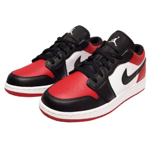 Buty Air Jordan 1 Low GS Bred Toe - 553560-612 AIR Jordan