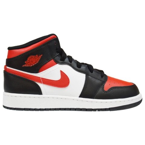 Buty do koszykówki Air Jordan 1 Mid GS Fire Red- 554725-079 AIR Jordan