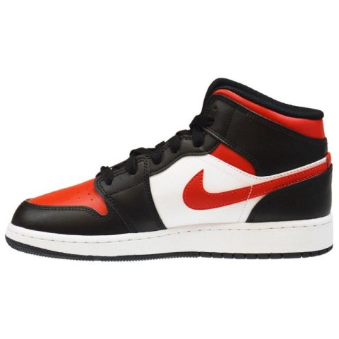 Buty do koszykówki Air Jordan 1 Mid GS Fire Red- 554725-079 AIR Jordan