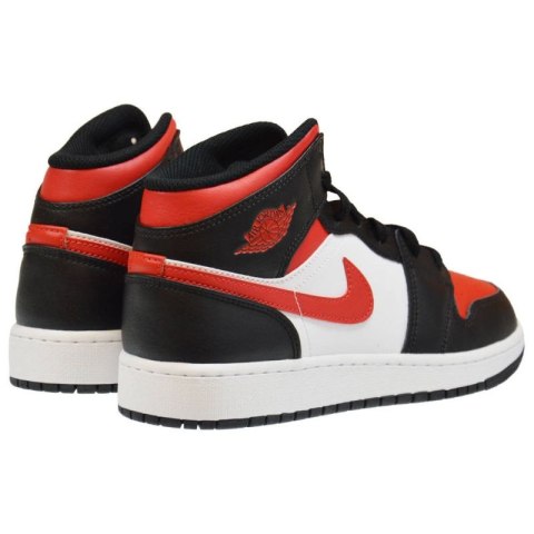 Buty do koszykówki Air Jordan 1 Mid GS Fire Red- 554725-079 AIR Jordan
