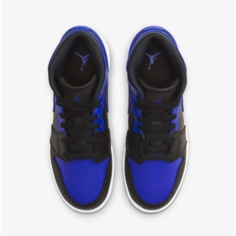 Buty dziecięce Air Jordan 1 Mid Hyper Royal GS - 554725-077 AIR Jordan